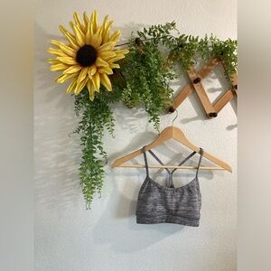 lululemon athletica Gray Strappy Sports Bra